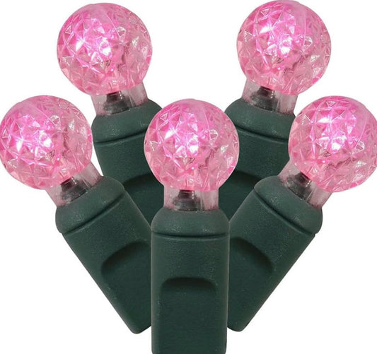 PINK G12 LED 70 BULB STRANDS - 4" SPACING