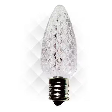 Pure White C9 LED Christmas Bulbs – Bag of 25